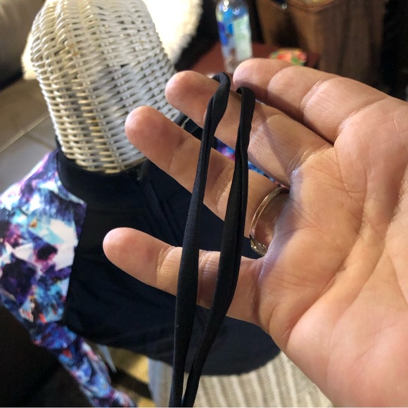 NWT Laguna Crop Rashguard solid w/Tie Dye Print Long Sleeves Lined Back … - Picture 2 of 5